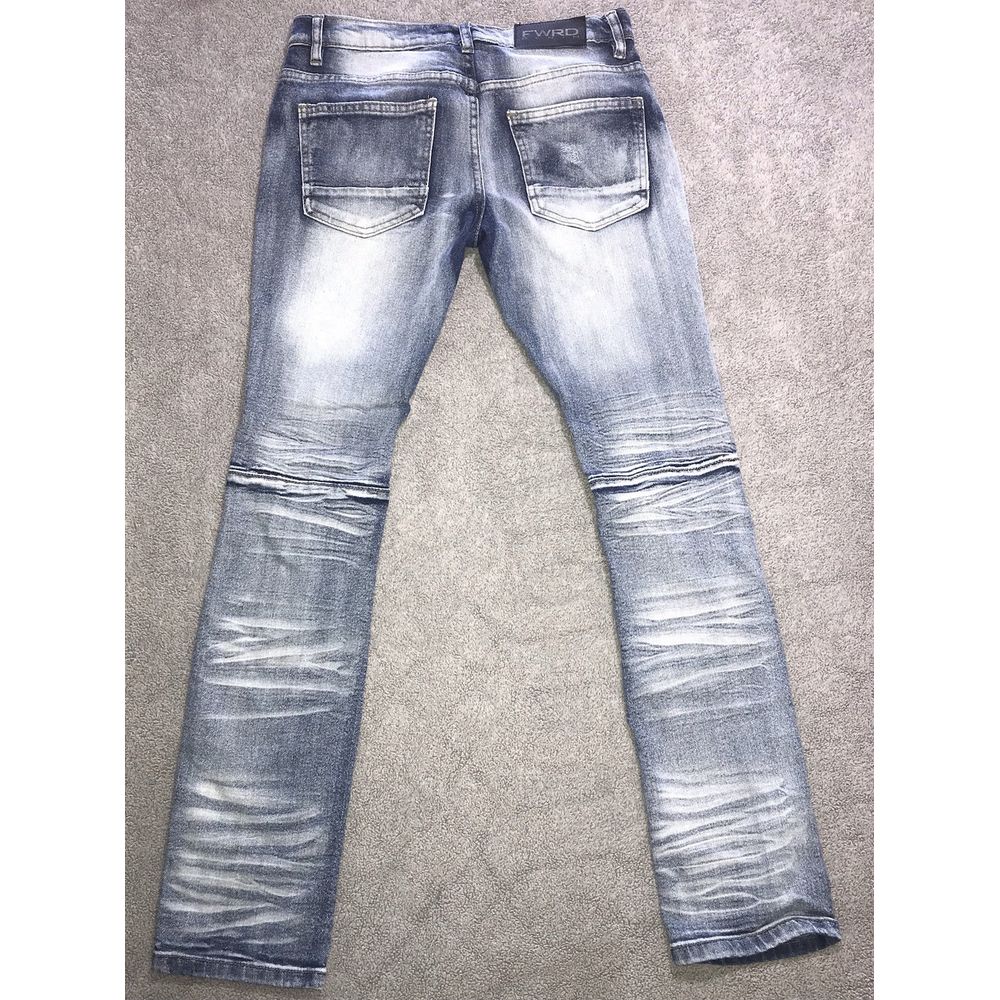 Kids Fwrd Denim Jeans 29x30 Cotton Blend Stretch Distressed Size 20 — image 2 of 8
